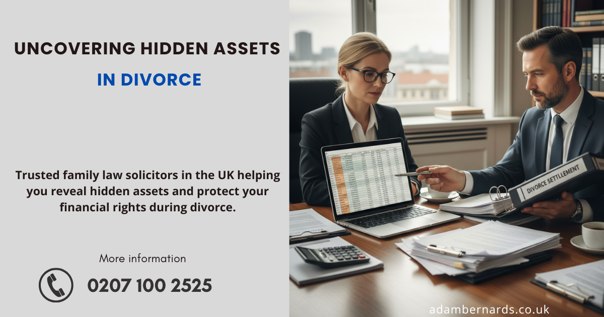 Uncovering Hidden Assets in Divorce: Protecting What’s Rightfully Yours