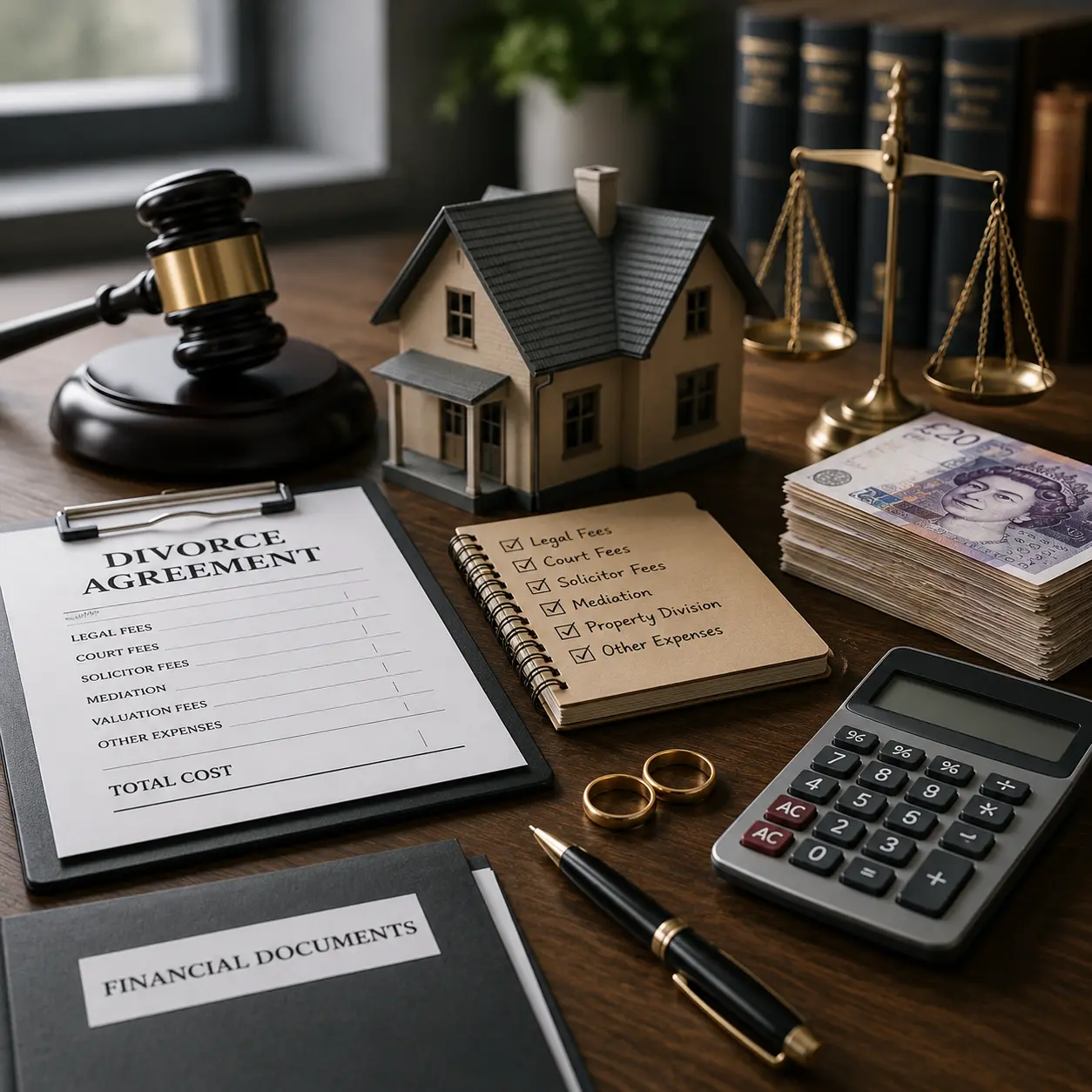 Divorce and financial division scene