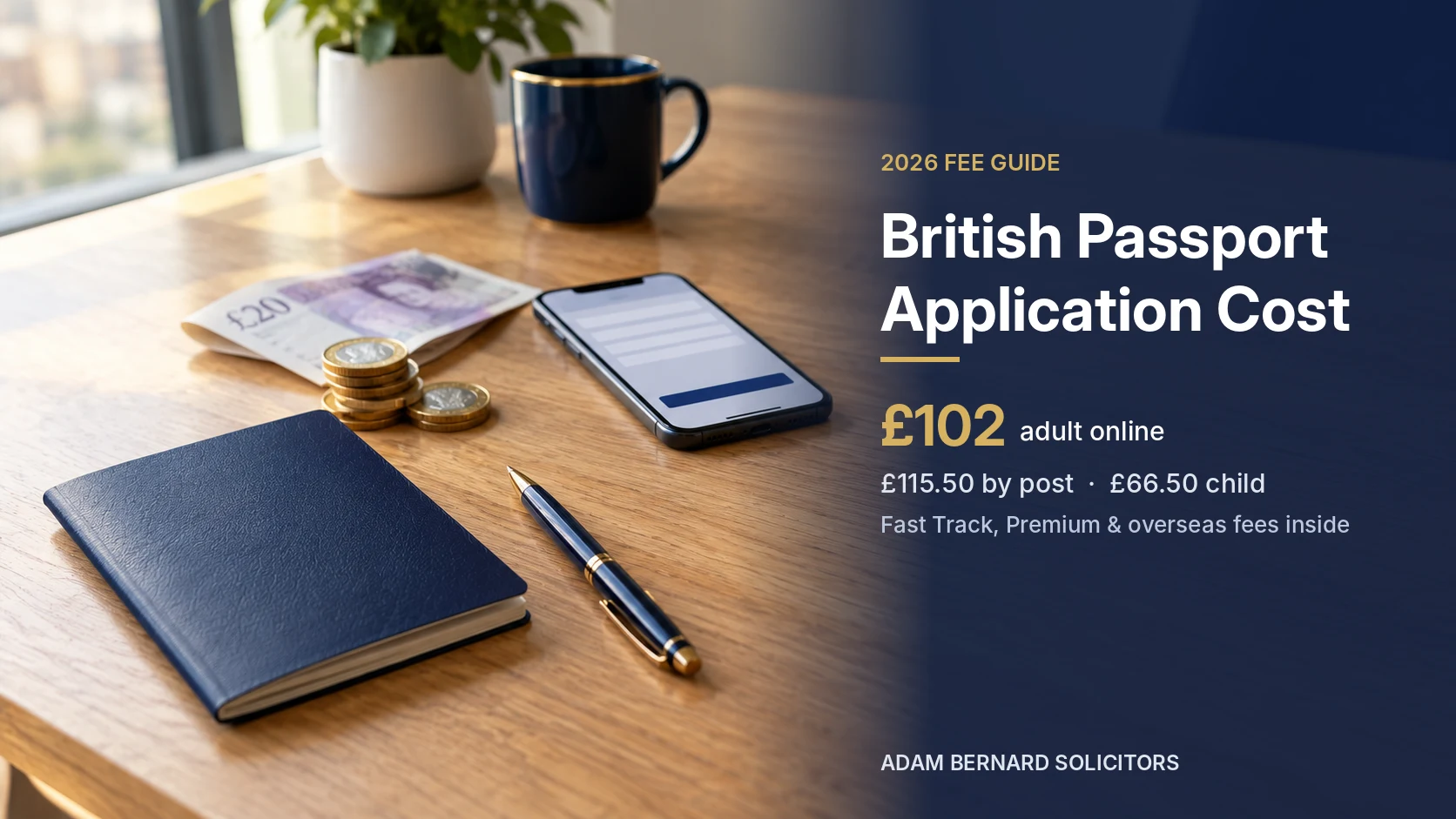 british passport application cost