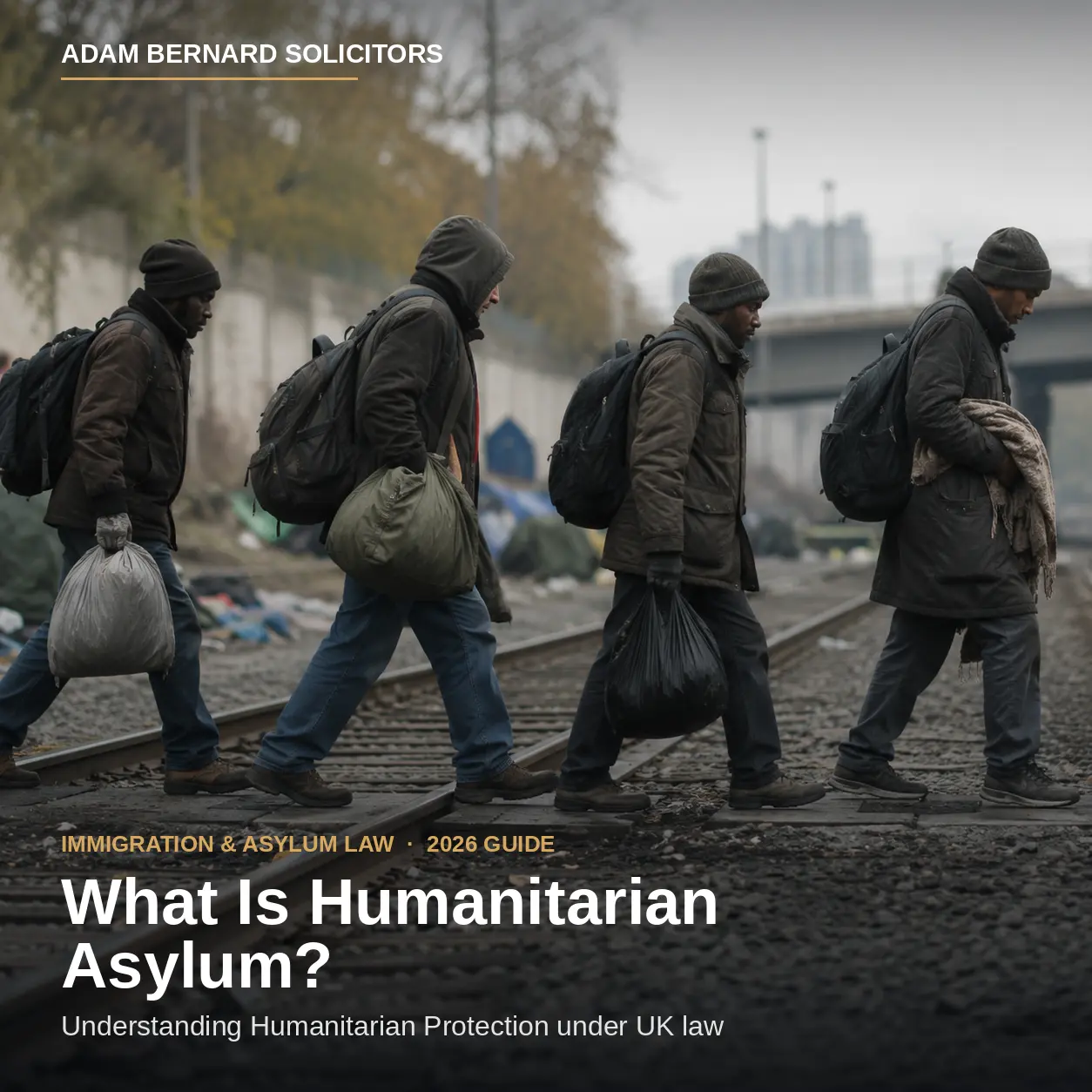 people moving on basis of humanitarian asylum