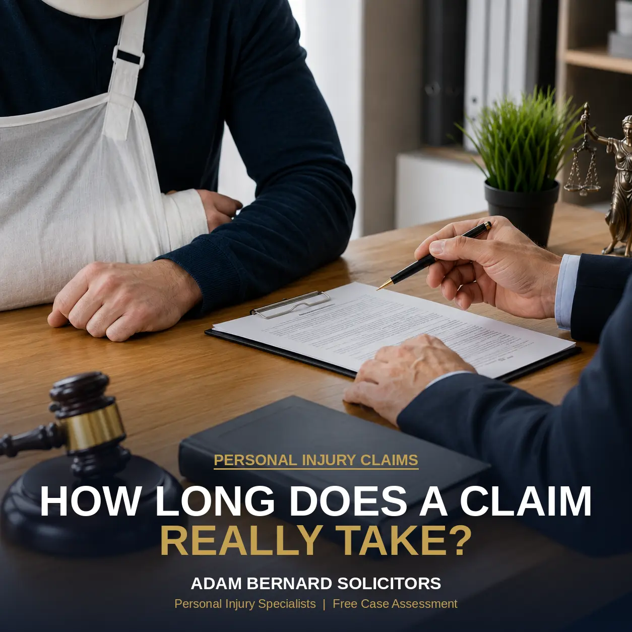 personal injury claim processing time.