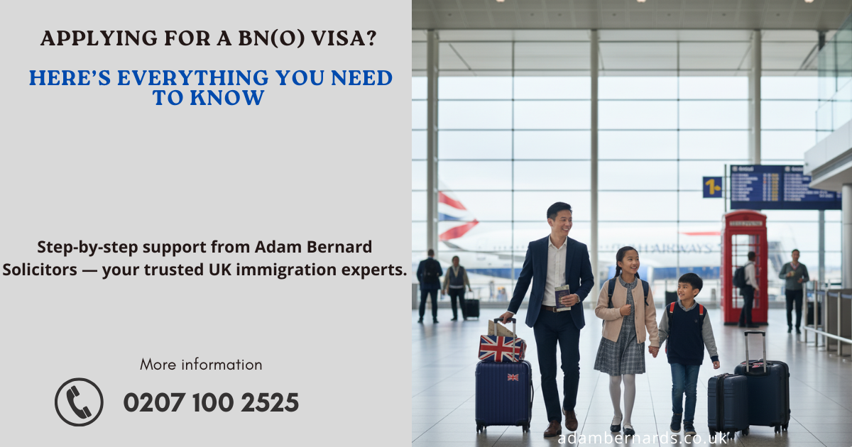 A Hong Kong family or individual arriving at a UK airport.